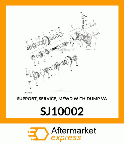 SUPPORT, SERVICE, MFWD WITH DUMP VA SJ10002