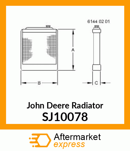 RADIATOR, ASSEMBLY ALUMINIUM SJ10078