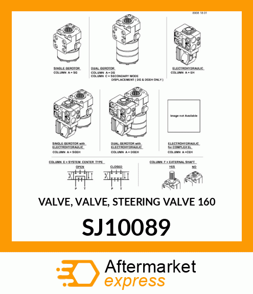 VALVE, VALVE, STEERING VALVE SJ10089