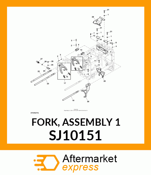 FORK, ASSEMBLY 1 SJ10151