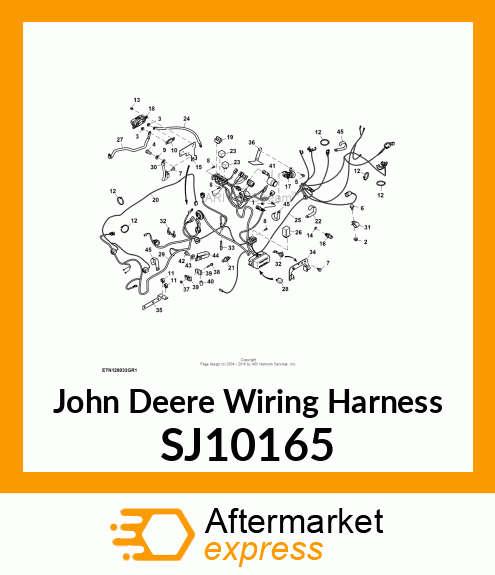 WIRING HARNESS, FRONT WIRING HARNES SJ10165