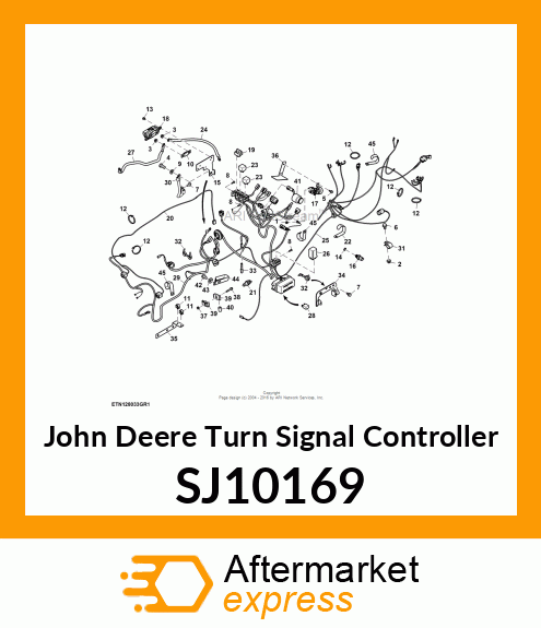 TURN SIGNAL CONTROLLER, FLASHER, NO SJ10169