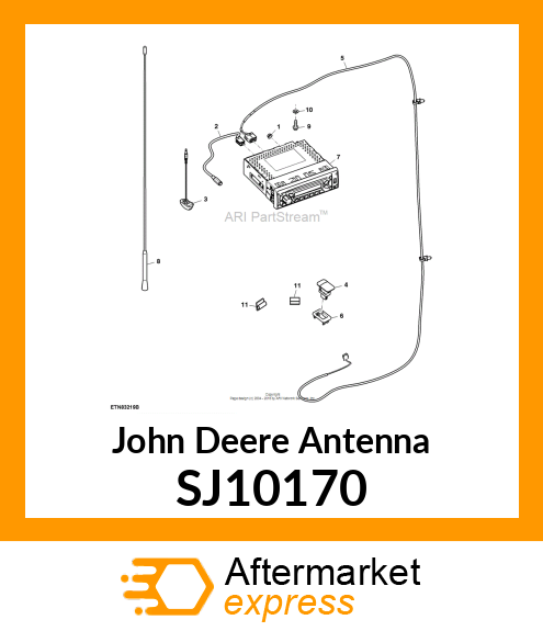 ANTENNA, ANTENNA, AERIAL SJ10170