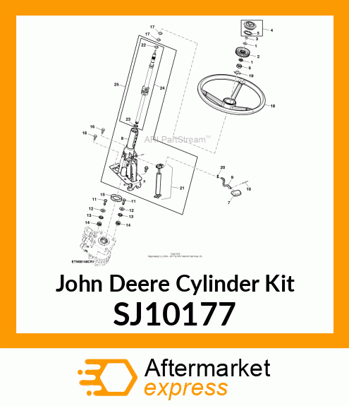 CYLINDER KIT, TILT MECHANISM STEERI SJ10177