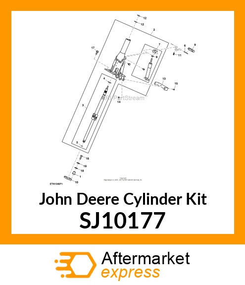 CYLINDER KIT, TILT MECHANISM STEERI SJ10177