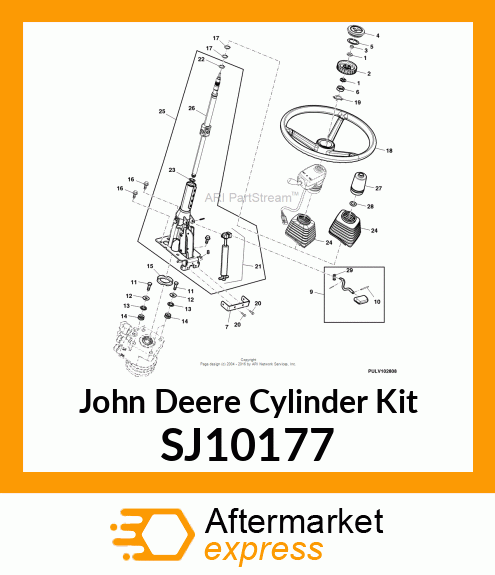 CYLINDER KIT, TILT MECHANISM STEERI SJ10177