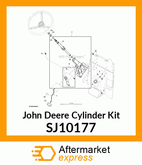 CYLINDER KIT, TILT MECHANISM STEERI SJ10177