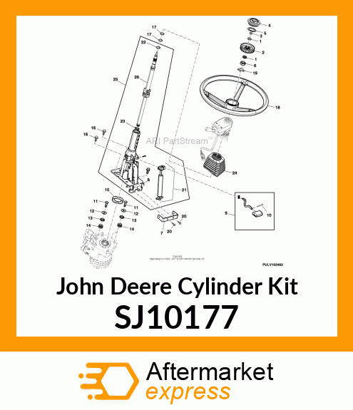 CYLINDER KIT, TILT MECHANISM STEERI SJ10177