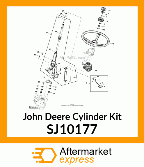 CYLINDER KIT, TILT MECHANISM STEERI SJ10177