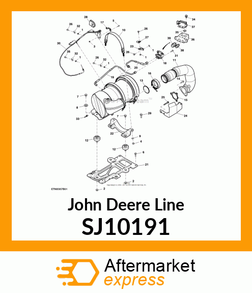 LINE, DPF OUTLET PRESSURE SENSOR SJ10191