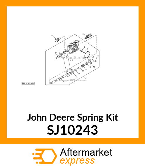 SPRING KIT, KIT, MAIN RELIEF SPRING SJ10243