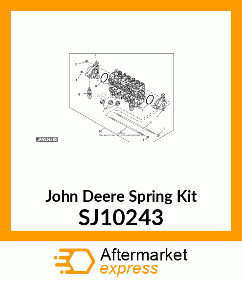 SPRING KIT, KIT, MAIN RELIEF SPRING SJ10243