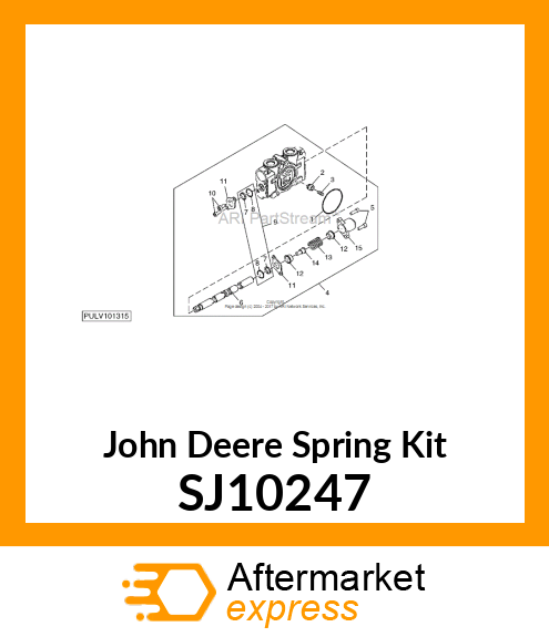 SPRING KIT, KIT, SPRING CENTERED SP SJ10247