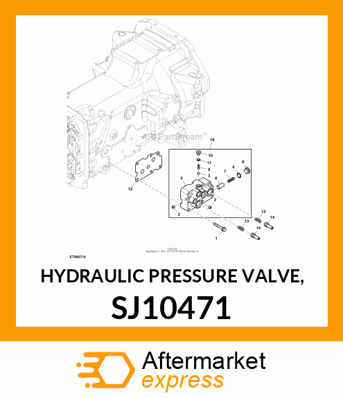 HYDRAULIC PRESSURE VALVE, SJ10471