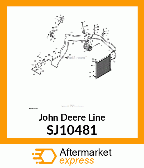 LINE, RECEIVER DRYER TO EVAPORATOR SJ10481