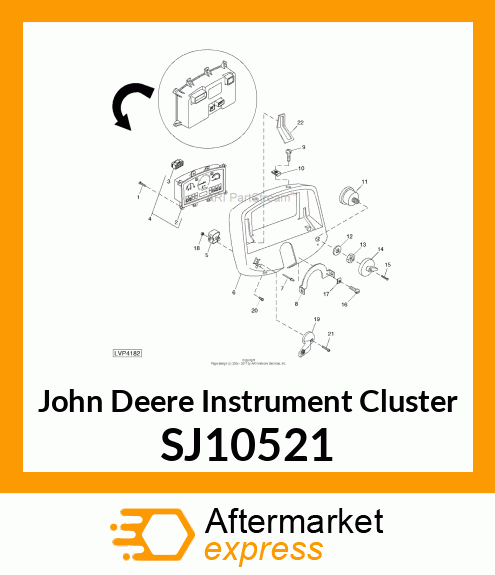 INSTRUMENT CLUSTER 5000 TSS NA SJ10521