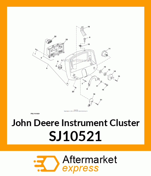 INSTRUMENT CLUSTER 5000 TSS NA SJ10521