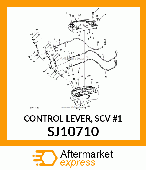 CONTROL LEVER, SCV #1 SJ10710