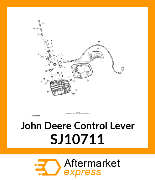 CONTROL LEVER, SCV #2 SJ10711
