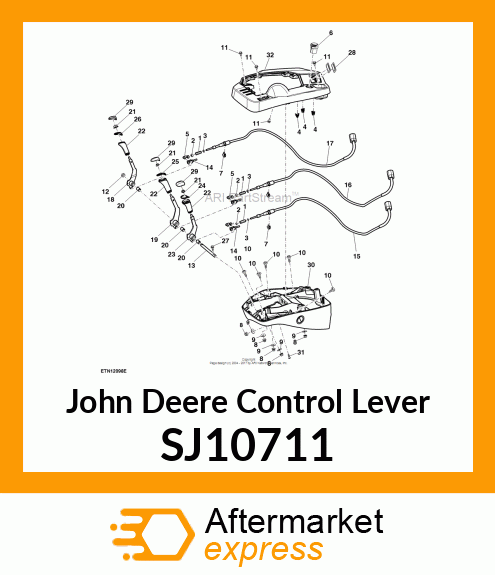 CONTROL LEVER, SCV #2 SJ10711