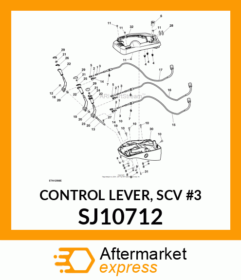 CONTROL LEVER, SCV #3 SJ10712
