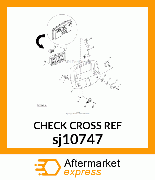 INSTRUMENT CLUSTER, FIELD INSTALLAT sj10747