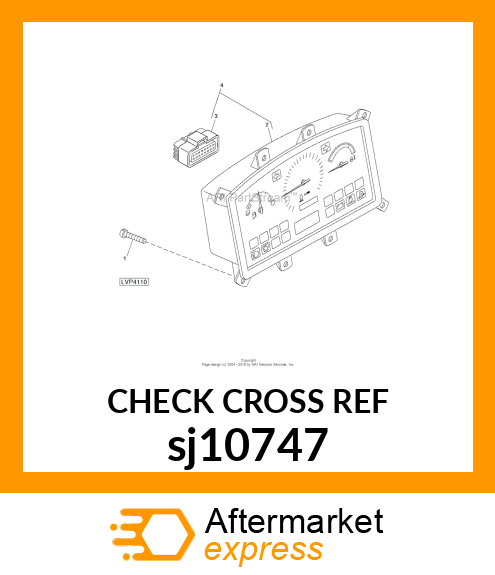 INSTRUMENT CLUSTER, FIELD INSTALLAT sj10747