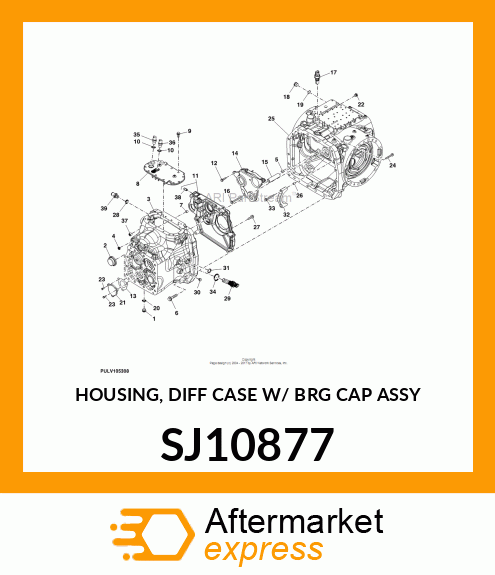 HOUSING, DIFF CASE W/ BRG CAP ASSY SJ10877