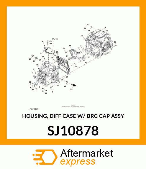 HOUSING, DIFF CASE W/ BRG CAP ASSY SJ10878
