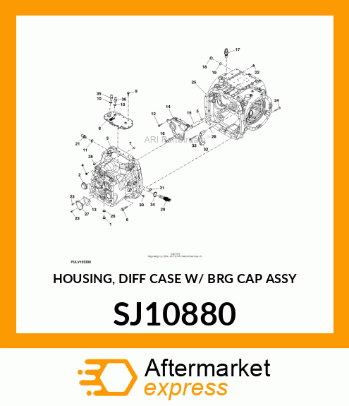 HOUSING, DIFF CASE W/ BRG CAP ASSY SJ10880