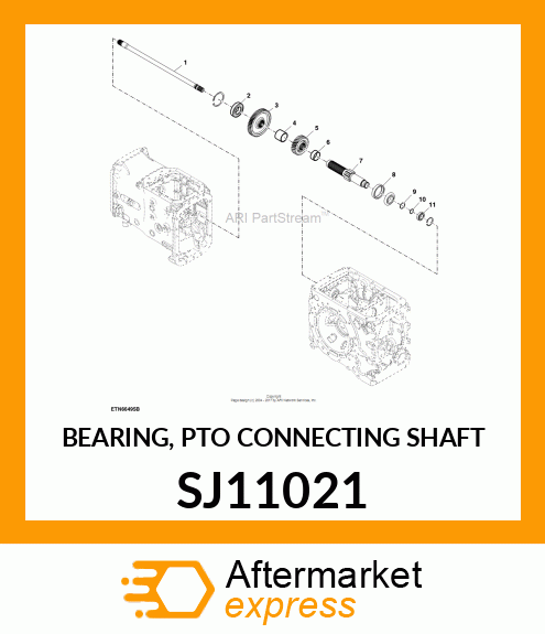 BEARING, PTO CONNECTING SHAFT SJ11021