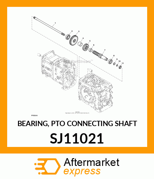 BEARING, PTO CONNECTING SHAFT SJ11021