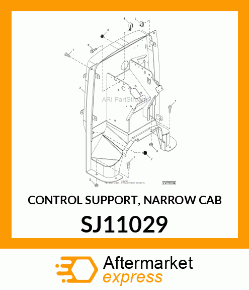 CONTROL SUPPORT, NARROW CAB SJ11029