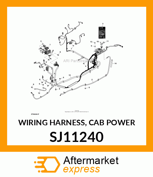 WIRING HARNESS, CAB POWER SJ11240