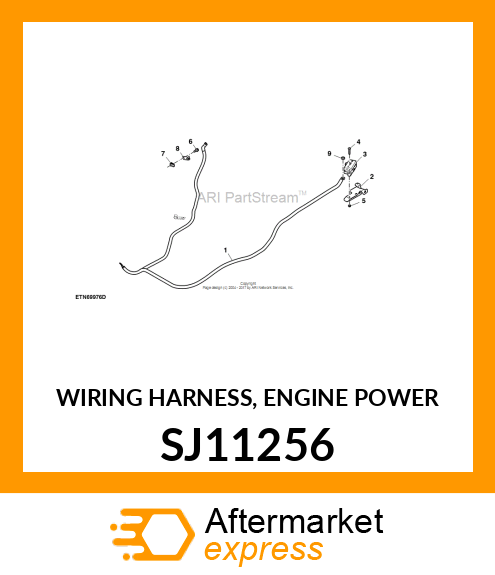 WIRING HARNESS, ENGINE POWER SJ11256