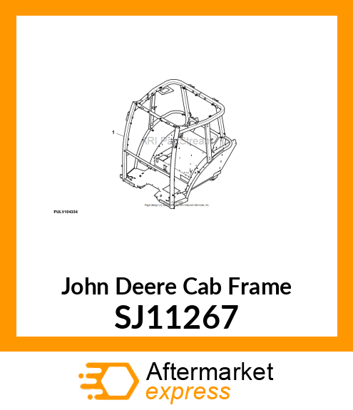 CAB FRAME, CAB FRAME, 5000 SERIES. SJ11267