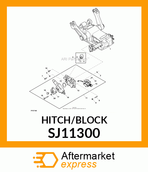 HITCH, INLET BLOCK SJ11300