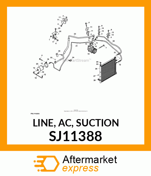 LINE, AC, SUCTION SJ11388
