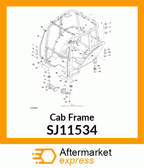 Cab Frame SJ11534