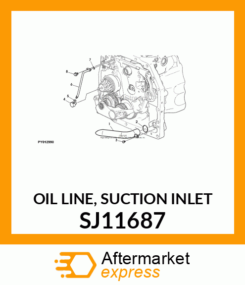 OIL LINE, SUCTION INLET SJ11687