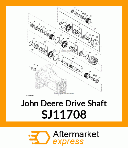 DRIVE SHAFT, 24X12 PR INPUT SHAFT A SJ11708