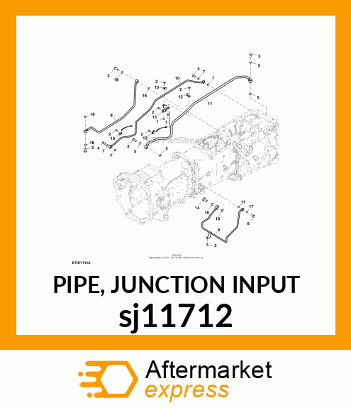 PIPE, JUNCTION INPUT sj11712