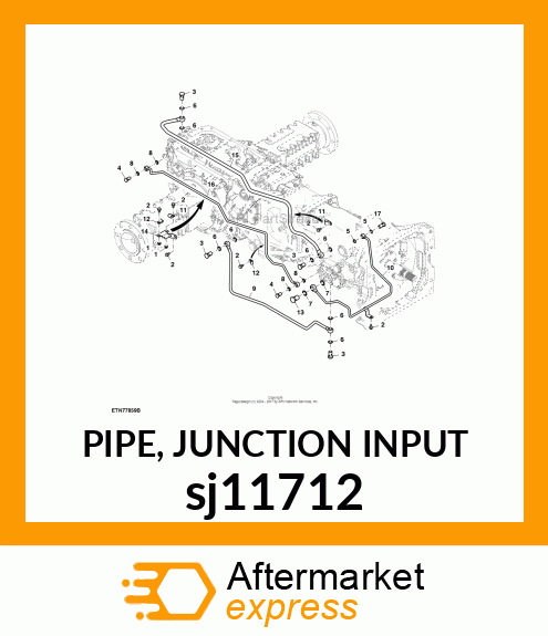 PIPE, JUNCTION INPUT sj11712