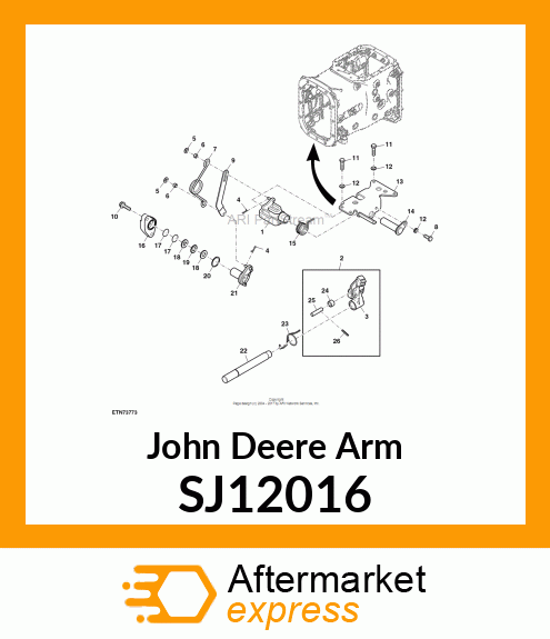 ARM, PARK SHIFT SJ12016
