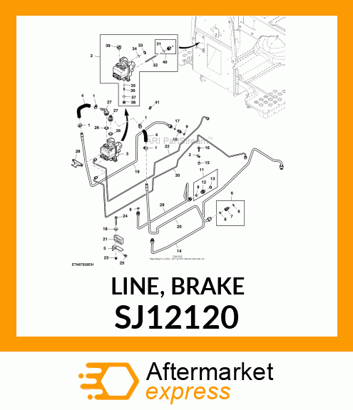 LINE, BRAKE SJ12120