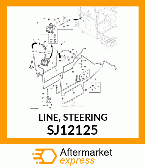 LINE, STEERING SJ12125
