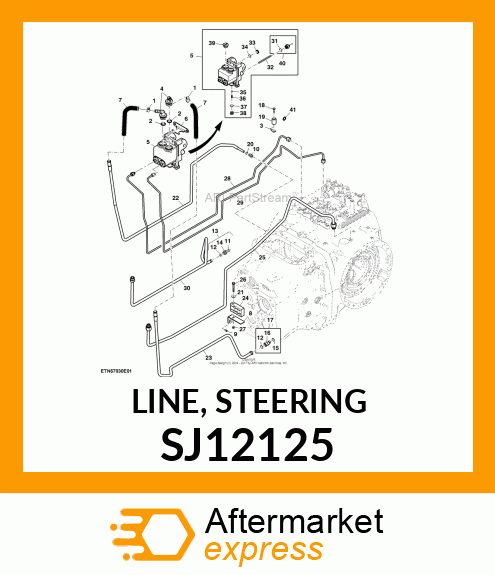 LINE, STEERING SJ12125