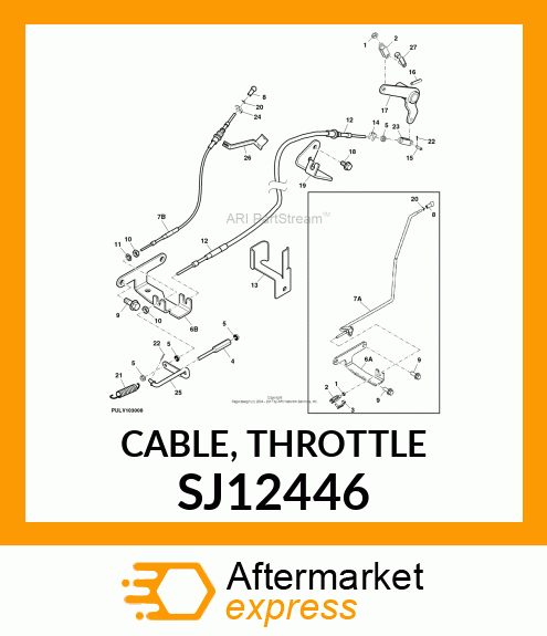 CABLE, THROTTLE SJ12446