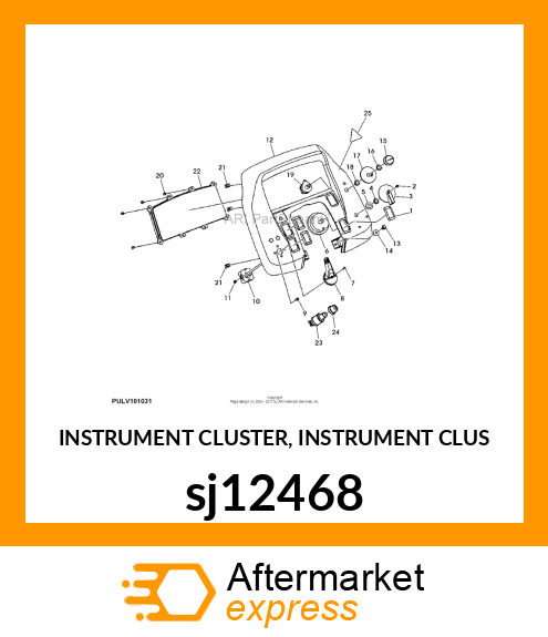 INSTRUMENT CLUSTER, INSTRUMENT CLUS sj12468