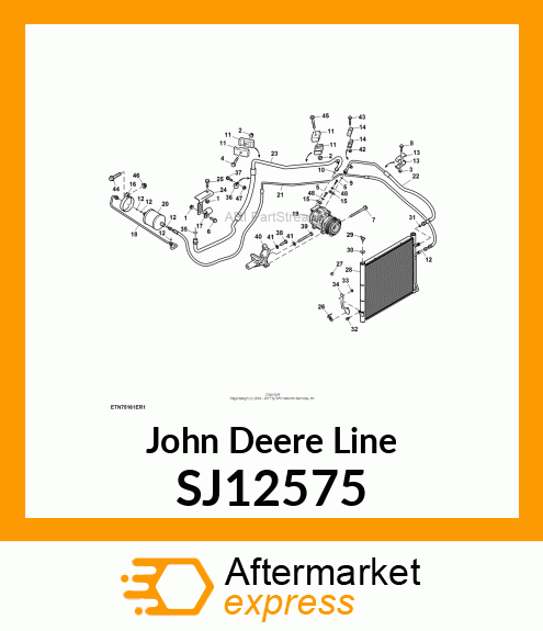 LINE, REFRIGERANT, CONDENSOR TO EVA SJ12575